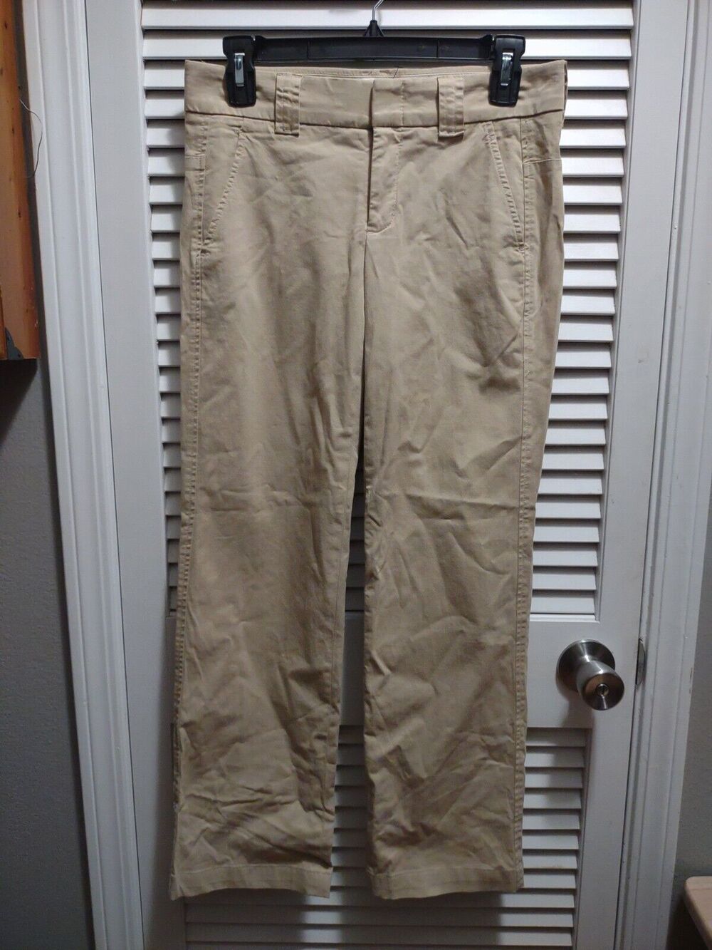 Vince Straight Leg Tan Dress Work Pants Slacks Women's Size 0 Belt Loops